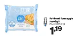In'S Mercato Fettine di formaggio fuso light offerta
