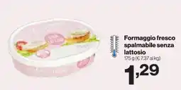 In'S Mercato Formaggio fresco spalmabile senza lattosio offerta