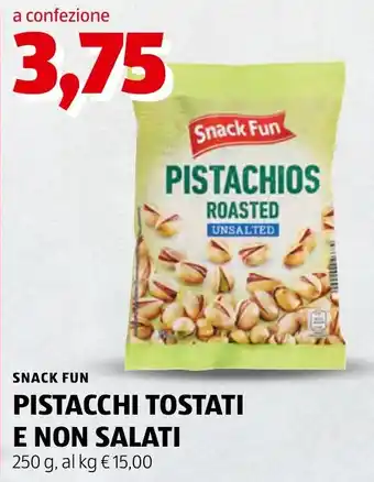 Snack Fun Pistacchi Tostati