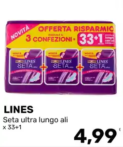 Iper Tosano Lines Seta ultra lungo ali offerta