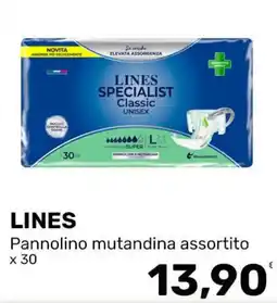 Iper Tosano Lines pannolino mutandina assortito offerta
