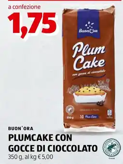 Spazio Conad Buon'ora plumcake con gocce di cioccolato offerta