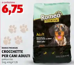 ALDI Romeo Premium Crocchette per cani adulti offerta