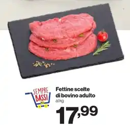 In'S Mercato Fettine scelte di bovino adulto offerta