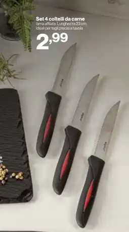 In'S Mercato Set 4 coltelli da carne offerta