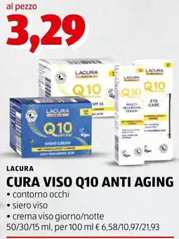 Spazio Conad Lacura cura viso q10 anti aging offerta
