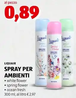 Spazio Conad Liquair spray per ambienti offerta