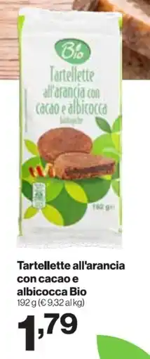 In'S Mercato Tartellette all'arancia con cacao e albicocca Bio offerta