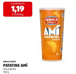ALDI Amica chips patatine amì alla paprika offerta