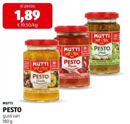 ALDI Mutti Pesto offerta