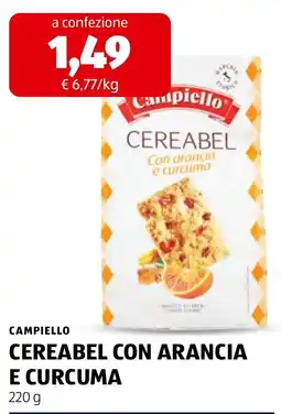 ALDI Campiello Cereabel con arancia e curcuma offerta