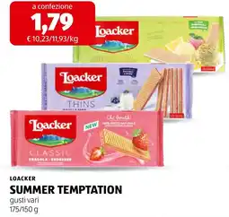 ALDI Loacker Summer Temptation offerta