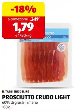 Spazio Conad Il tagliere del re Prosciutto Crudo Light offerta