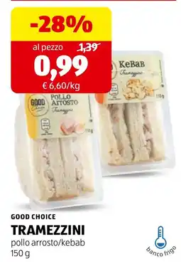 Spazio Conad Good Choice tramezzini offerta