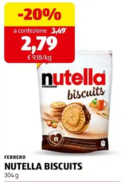 ALDI Nutella biscuits offerta