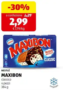 ALDI Maxibon classic Nestlé offerta