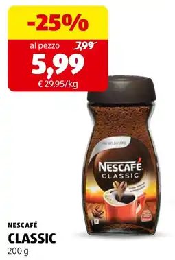 ALDI Nescafé Classic offerta