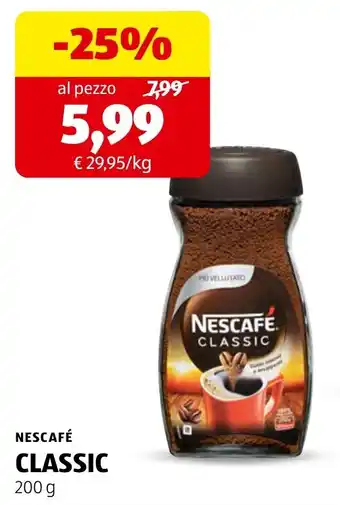 ALDI Nescafé Classic offerta