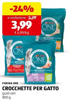 Spazio Conad Purina One Crocchette per gatto offerta