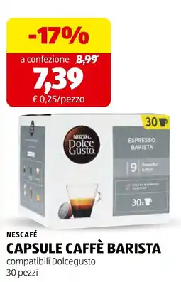 Spazio Conad Nescafé Capsule Caffè Barista offerta