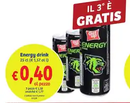 In'S Mercato Get up Energy drink offerta