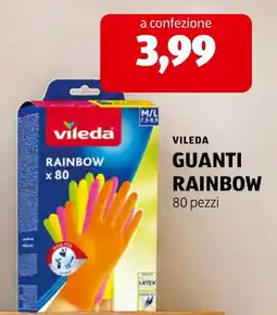 Spazio Conad Vileda guanti rainbow offerta