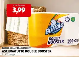 Spazio Conad Buffalo a beast of absorbency asciugatutto double booster offerta