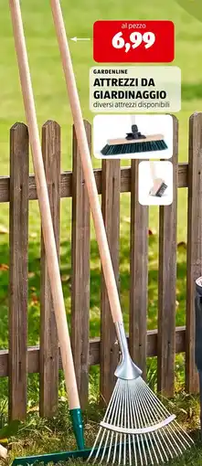 ALDI Gardenline attrezzi da giardinaggio offerta