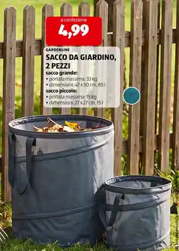 ALDI Gardenline sacco da giardino offerta