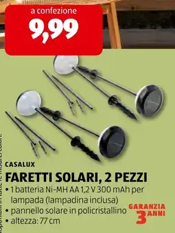 Spazio Conad Casalux Faretto solari offerta