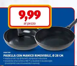 Spazio Conad Padella con manico rimovibile, Ø 28 cm offerta