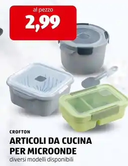 ALDI Crofton articoli da cucina per microonde offerta