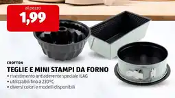 ALDI Crofton teglie e mini stampi da forno offerta