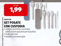 ALDI Crofton Set posate con custodia offerta