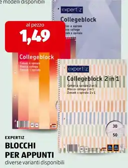 Spazio Conad Expertiz Collegeblock offerta