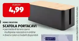 ALDI Home Creation scatola portacavi offerta