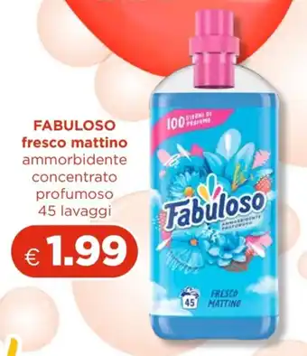FABULOSO fresco mattino ammorbidente concentrato profumoso