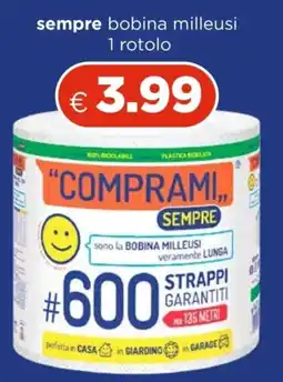 Acqua & Sapone Bobina milleusi offerta
