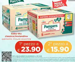 Acqua & Sapone Pampers baby-dry mutandino offerta