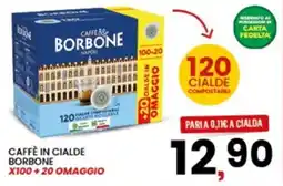 Interspar Caffè in cialde Borbone offerta