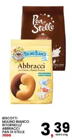 Interspar Biscotti Mulino Bianco Ritornerli/Abbracci Pan di Stelle offerta