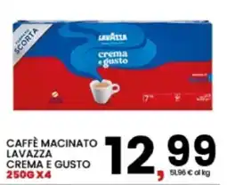Interspar Caffè macinato Lavazza Crema e Gusto offerta