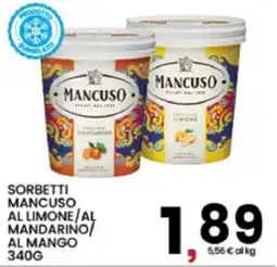 Interspar Sorbetti Mancuso offerta