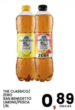 Interspar The classico/zero San Benedetto limone/pesca offerta