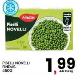 Interspar Piselli novelli Findus offerta