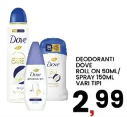 Interspar Deodoranti Dove offerta
