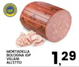 Interspar Mortadella Bologna IGP Villani offerta