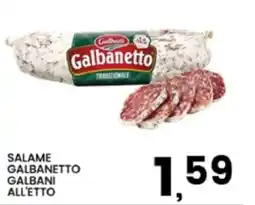 Interspar Salame Galbanetto Galbani All'etto offerta