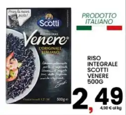 Interspar Riso integrale Scotti Venere offerta
