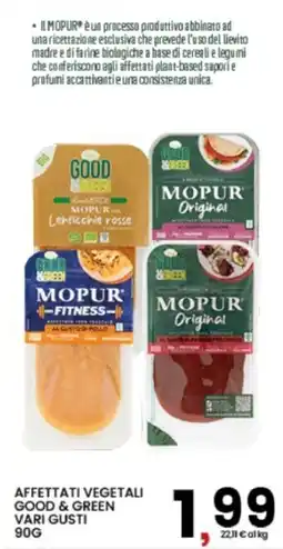 Interspar Affettati vegetali Good & Green vari gusti offerta